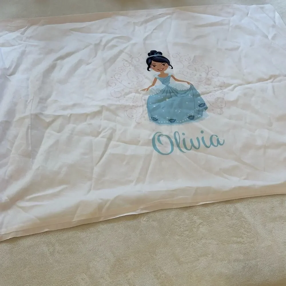 Princess Olivia Pillow Case Standard Size Princess Pillowcase